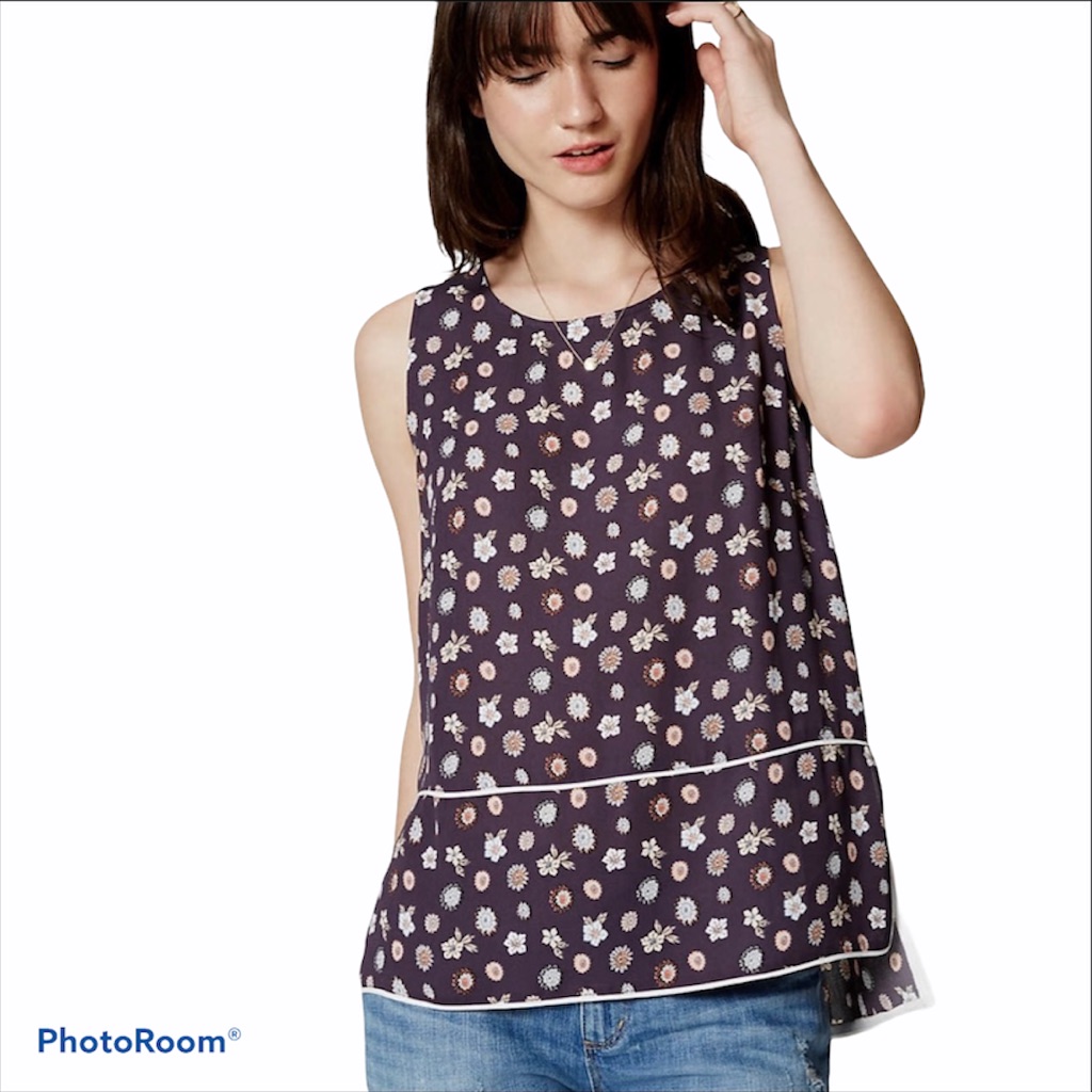 Loft Botanic Shell Blouse